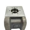 Forged steel valve body installed in industrial piping system