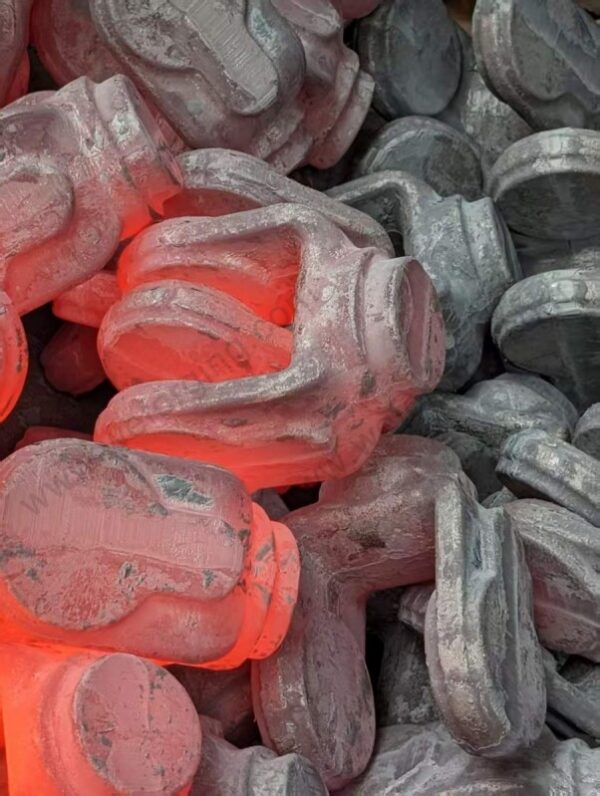 Nickel-plated steel fork lug forgings for railway applications