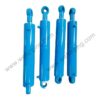 Robust hydraulic cylinder for excavators with chrome-plated piston rod