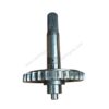 Gas carburizing process for input shaft gears in sealed furnace