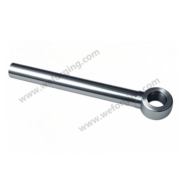 Heavy-duty integral forged piston rods for construction equipment cylinders
