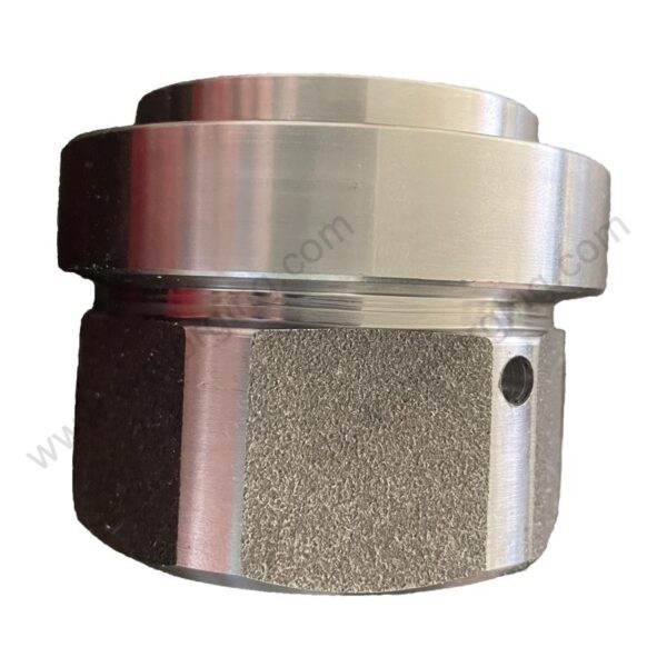 Locking mine hex nut with nylon insert for vibration resistance