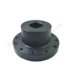 Steel coupling installed in industrial gearbox system