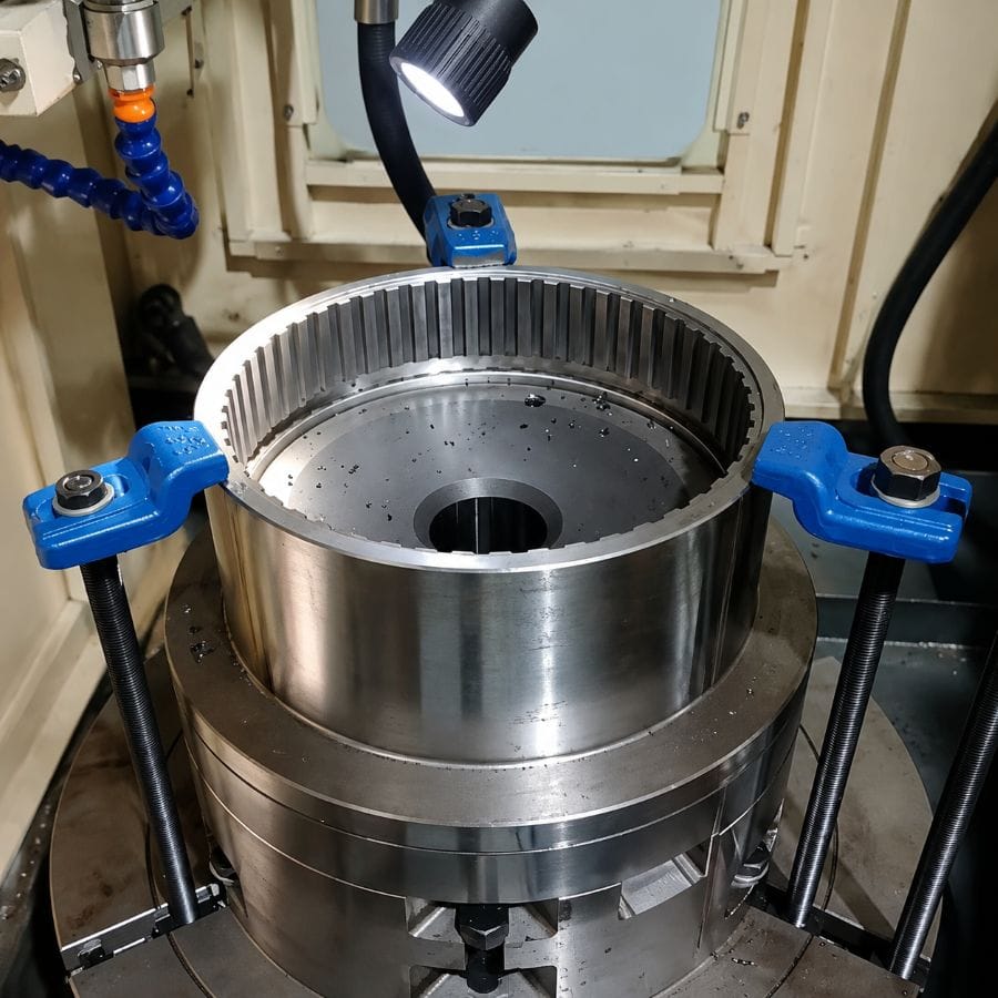 Internal gear shaping machine machining precision internal gears for industrial applications