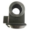 Quality inspection of CNC-machined hydraulic cylinder base using precision measuring tools