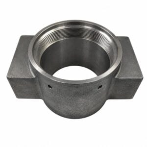 Forged cylinder liner for diesel engine showing precision internal threads and high-strength structure