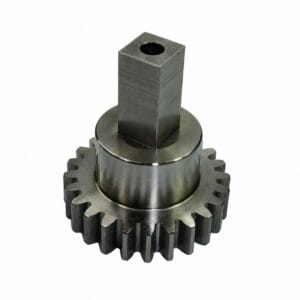 precision forged and CNC machined gear shaft for power transmission with high strength and accuracy by Weforging