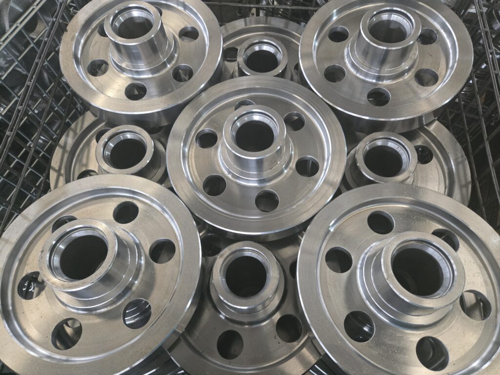Custom forged steel gear blank for industrial transmission