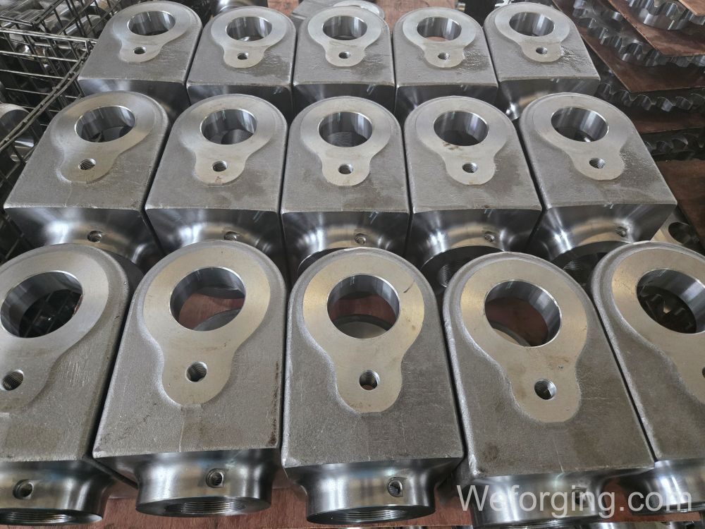 CNC machined forged components with high strength and precision tolerances for modern manufacturing