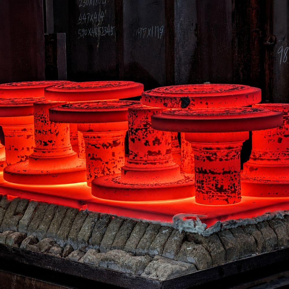 Heat treatment process for forged steel components to improve strength, hardness, and mechanical performance for OEM applications