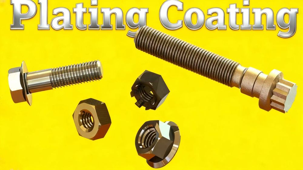 Plating and coating bolts and nuts for corrosion resistance and surface enhancement