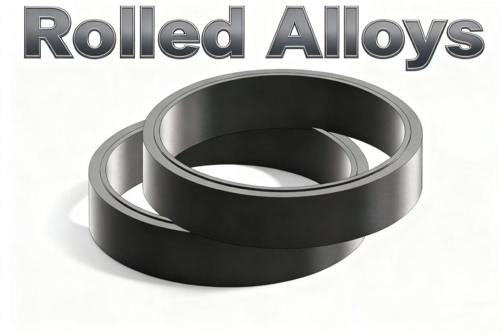 Rolled alloy steel rings for forging and machining applications