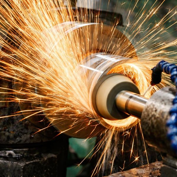 Automated surface treatment line for forged and machined components