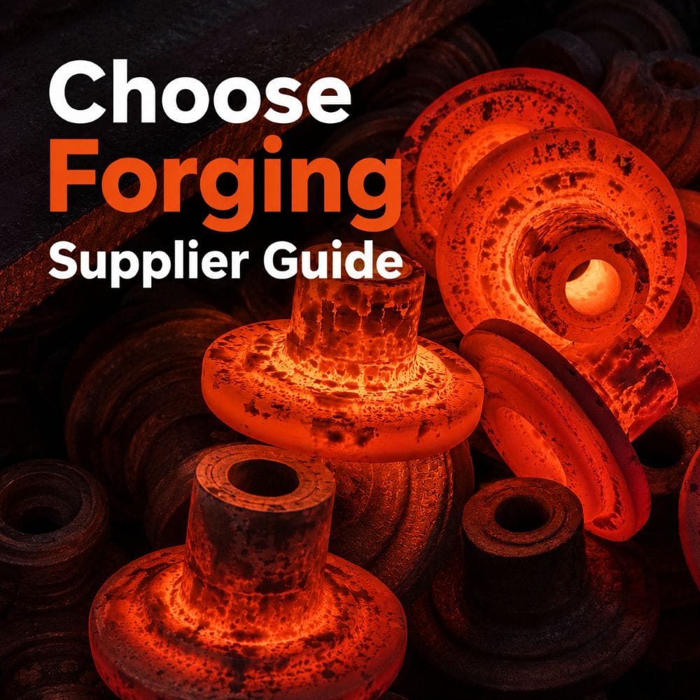Hot forged steel components illustrating a guide to choosing the right forging supplier for custom OEM forged parts and industrial applications