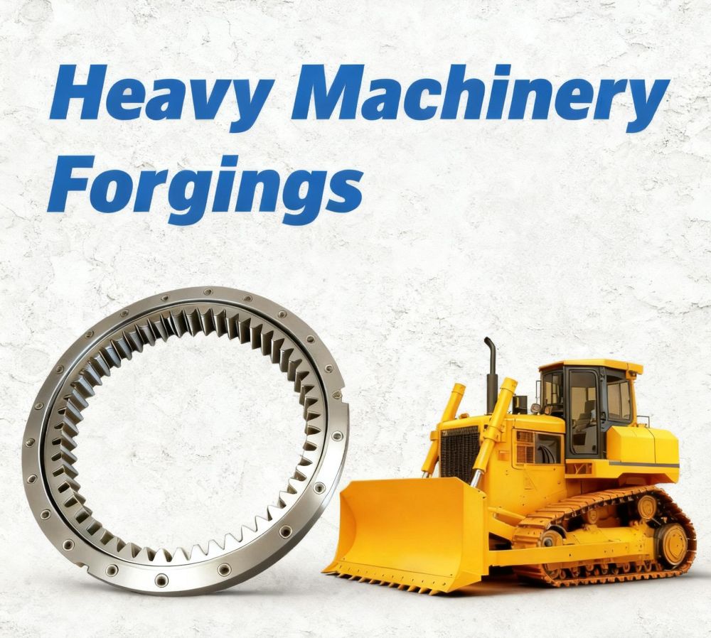 Heavy machinery forgings and forged ring gear by Weforging