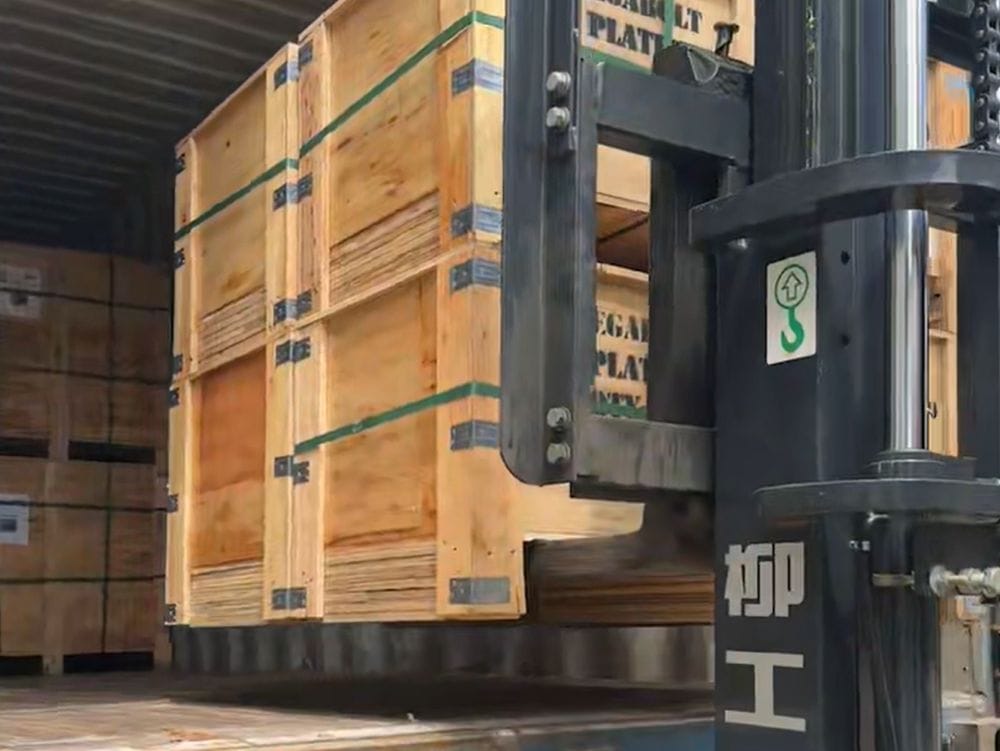 export-grade packaging for forged parts by Weforging