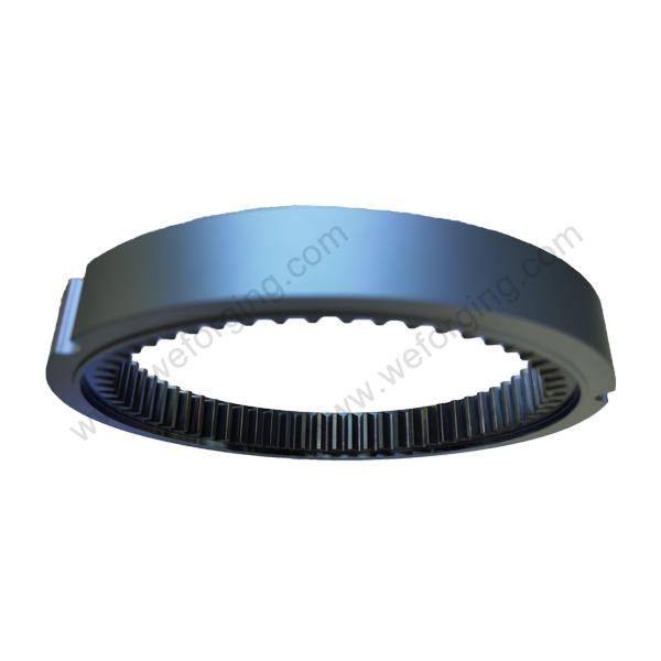 Anello dentato interno con denti a evolvente lavorati per la trasmissione di potenza