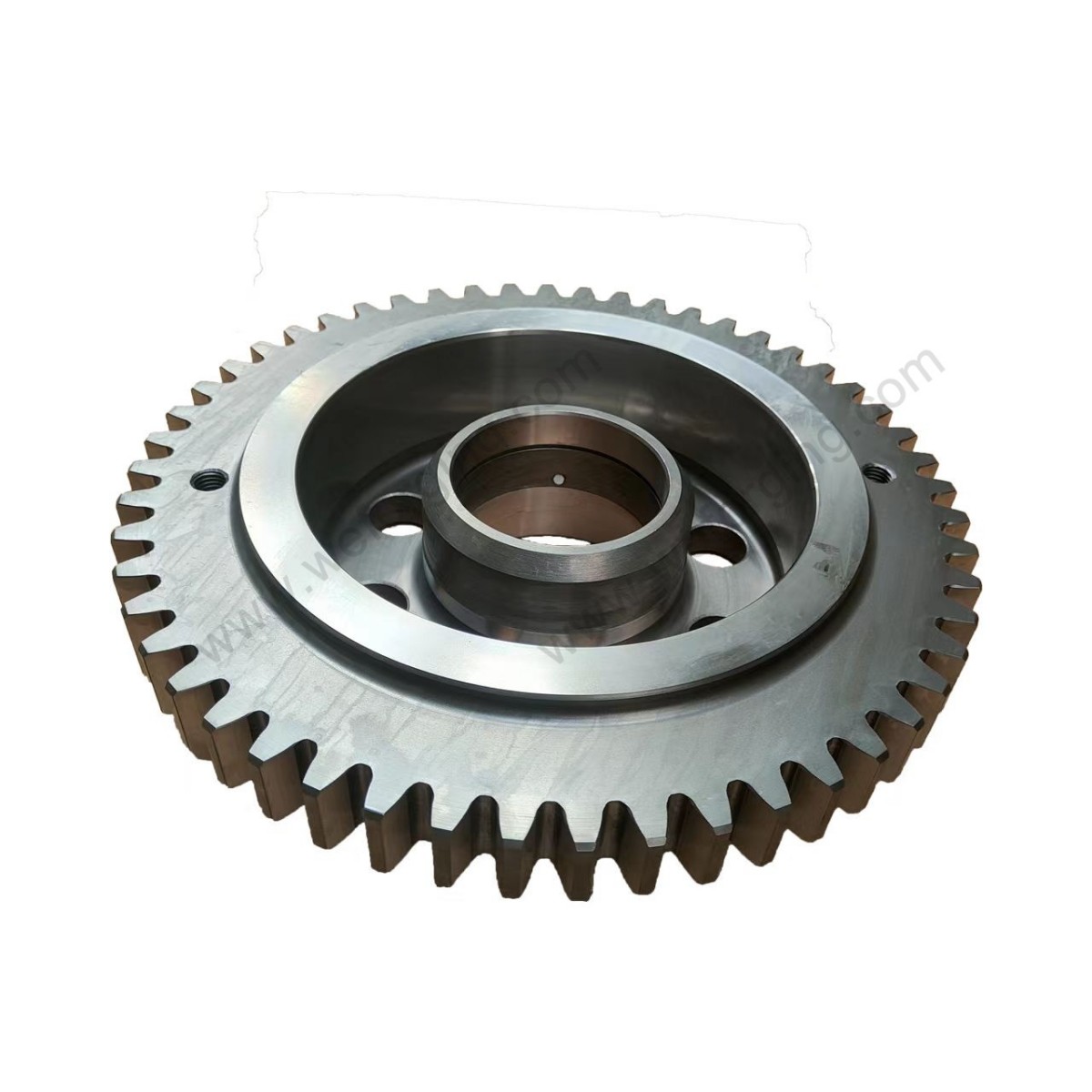 Geschmiedetes Stahlstirnrad mit abgestufter Nabe und CNC-gefrästem Zahnprofil – Weforging