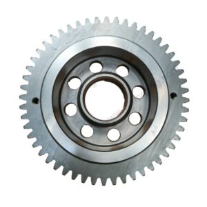Ingranaggio cilindrico forgiato lavorato con precisione con foro centrale e fori di montaggio – Weforging