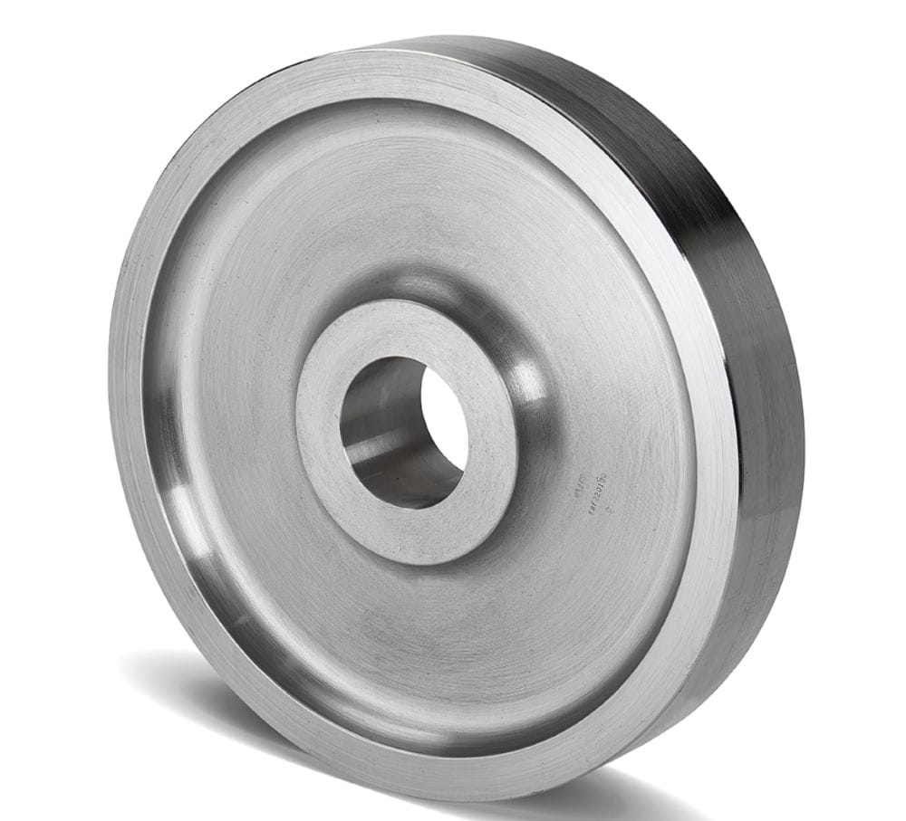 Forged gear blank with machined bore for gear cutting processes
