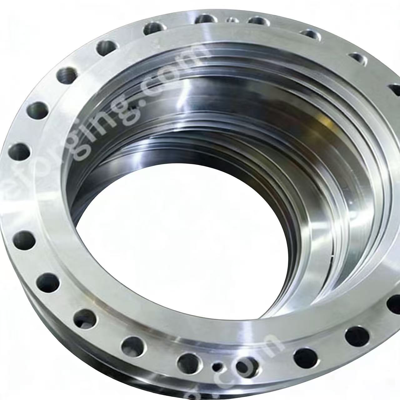 Geschmiedetes Flanschringrad mit Innenverzahnung und Bolzenlöchern