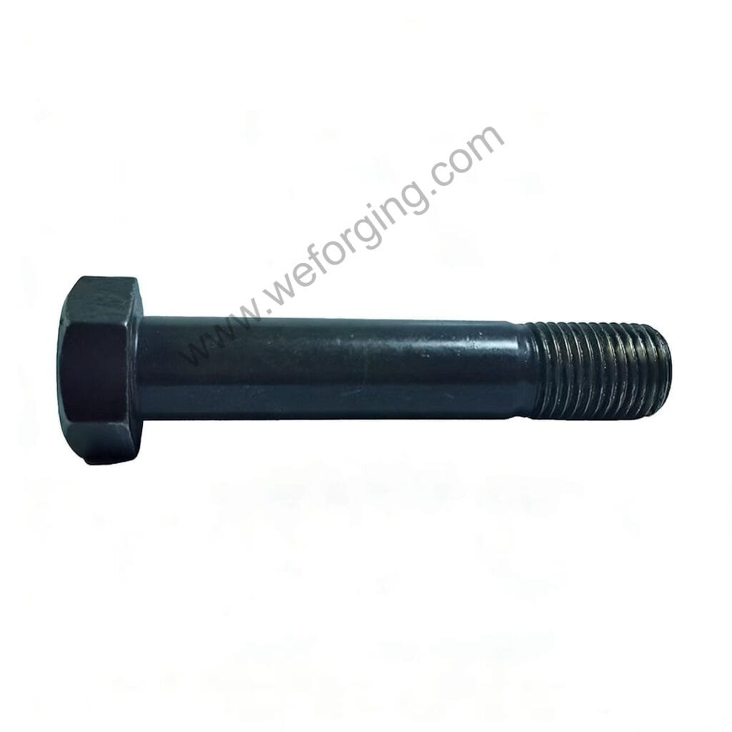 forged hex head bolt with partial thread for heavy-duty industrial fastening by Weforging