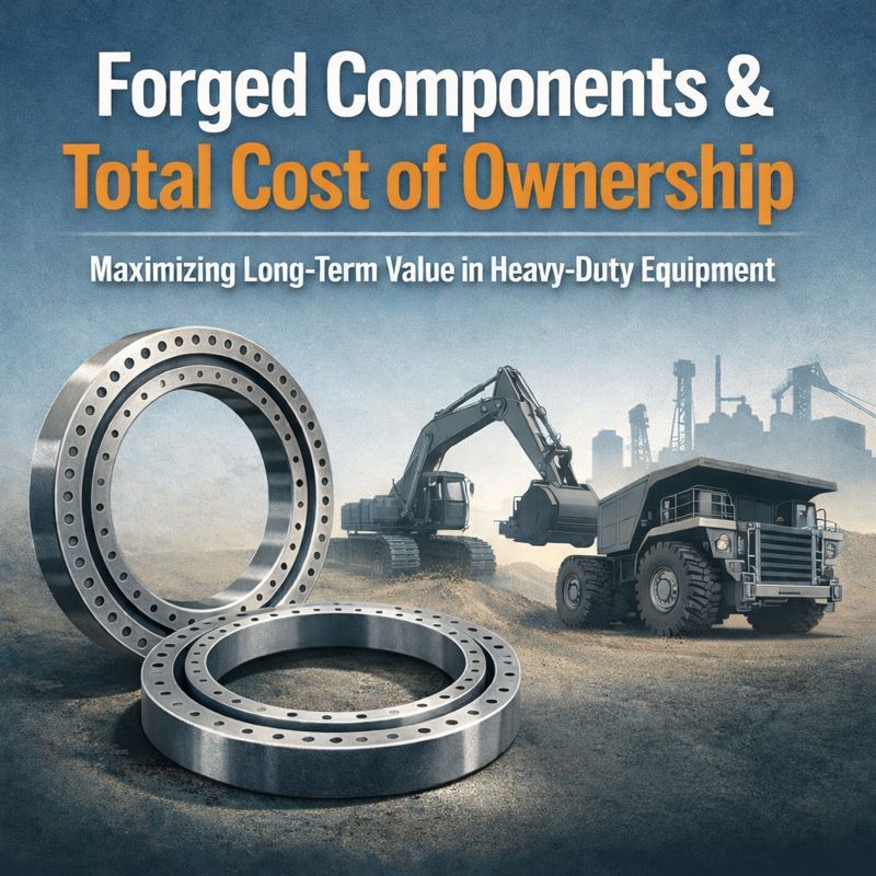 Forged components and total cost of ownership for heavy-duty OEM equipment including mining and construction machinery