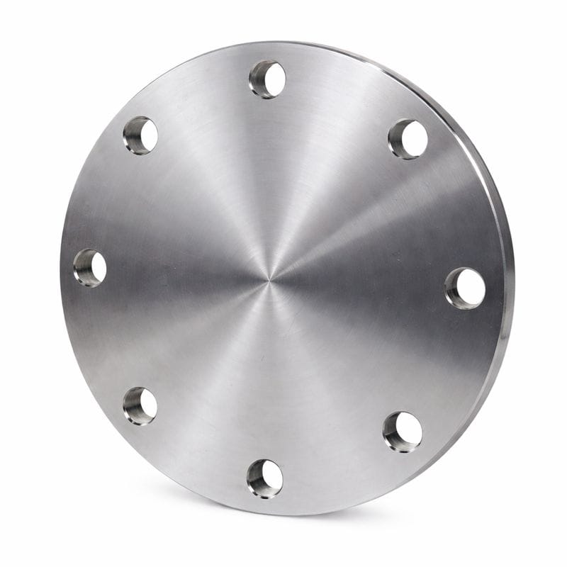 Forged blind flange used to close the end of piping systems or pressure vessels