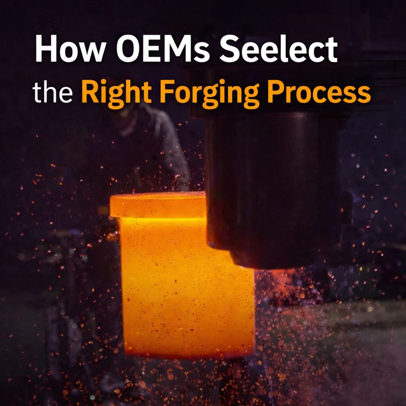 how oems select the right forging process for heavy duty components by Weforging