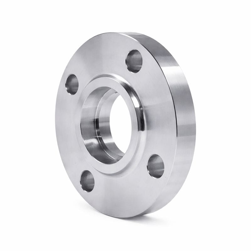Forged socket weld flange for small diameter pipe connection