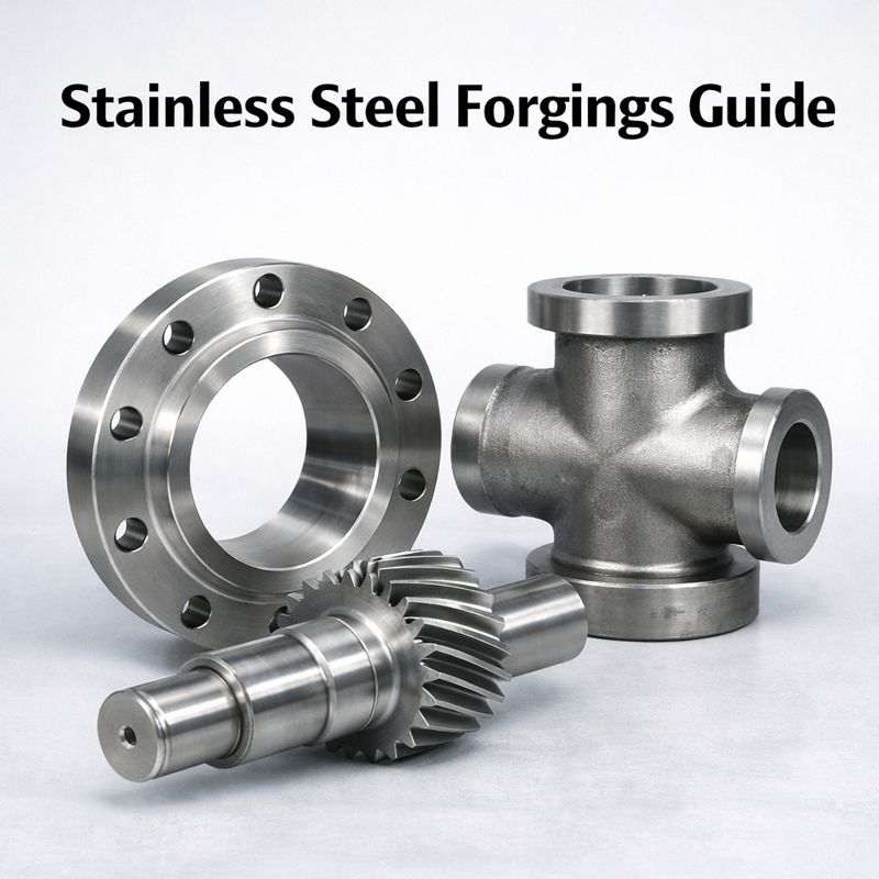 stainless steel forgings guide showing industrial forged stainless steel components