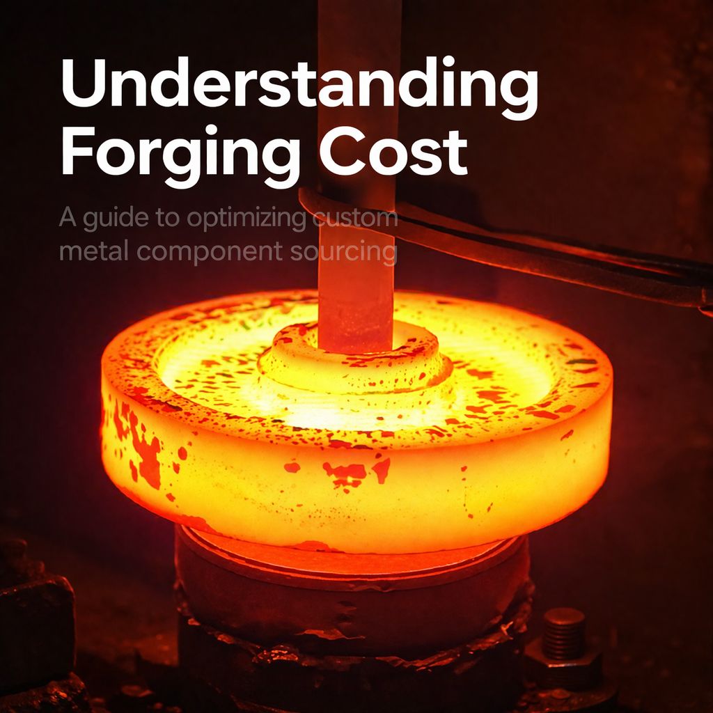 Hot forging process illustrating forging cost factors for custom metal components by Weforging