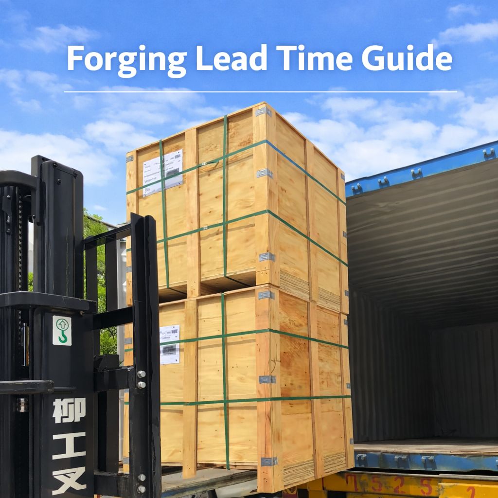 Forging lead time and delivery process for custom forged components by Weforging