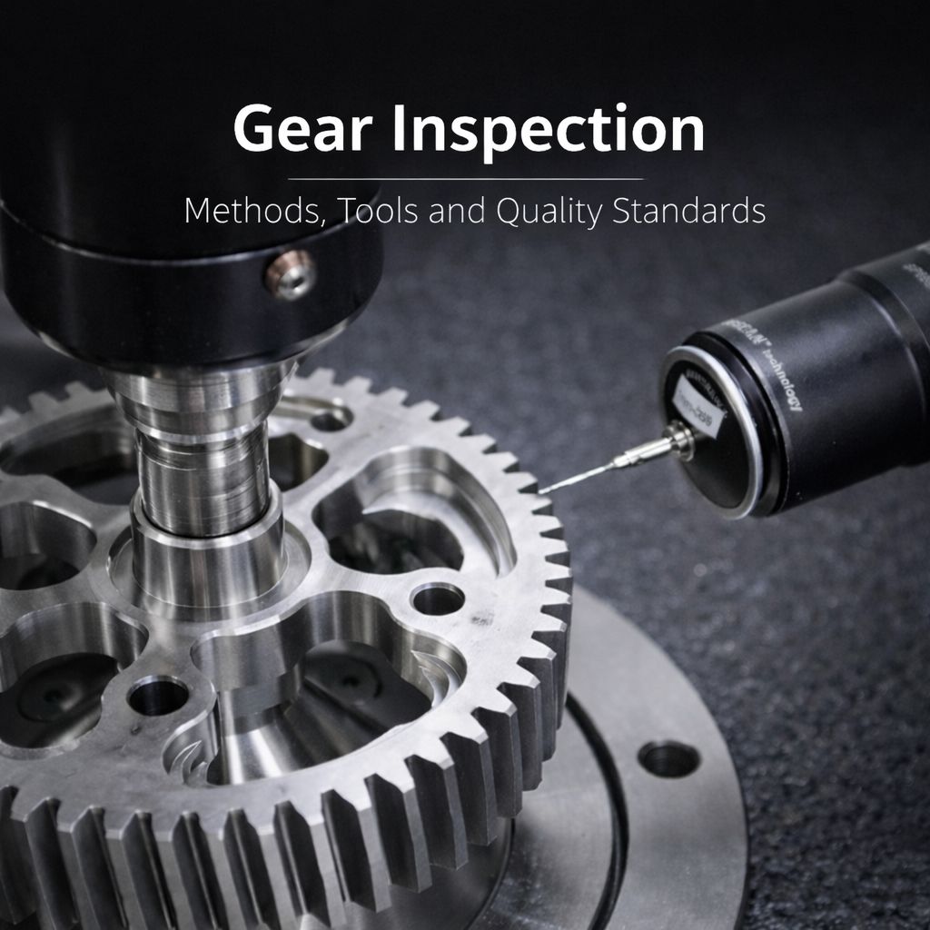 Gear inspection process measuring gear tooth profile using precision inspection equipment by Weforging