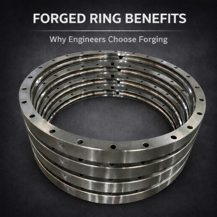 forged ring benefits for bearing and gear rings showing precision machining by Weforging