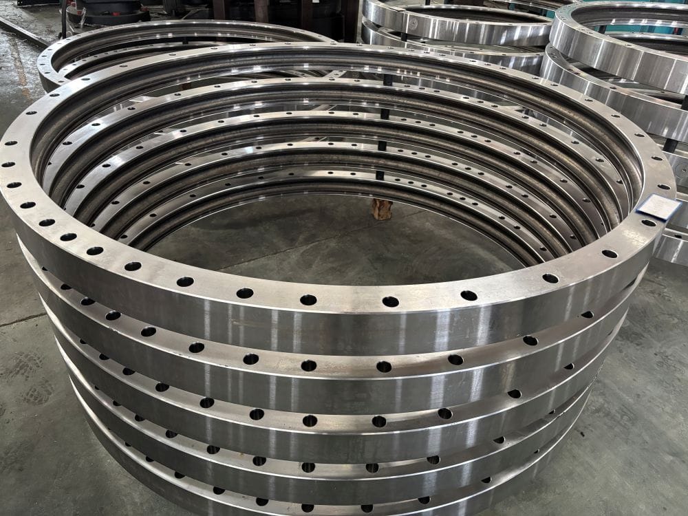 large heat treated forged rings with precision machining for industrial OEM applications