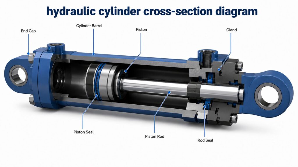 Hydraulic Cylinder Components Functions Materials Forging hydraulic-cylinder-components-functions-materials-forging