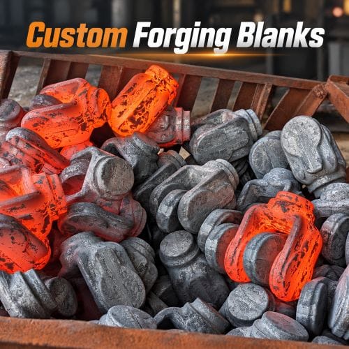 Custom forging blanks produced for OEM machining applications