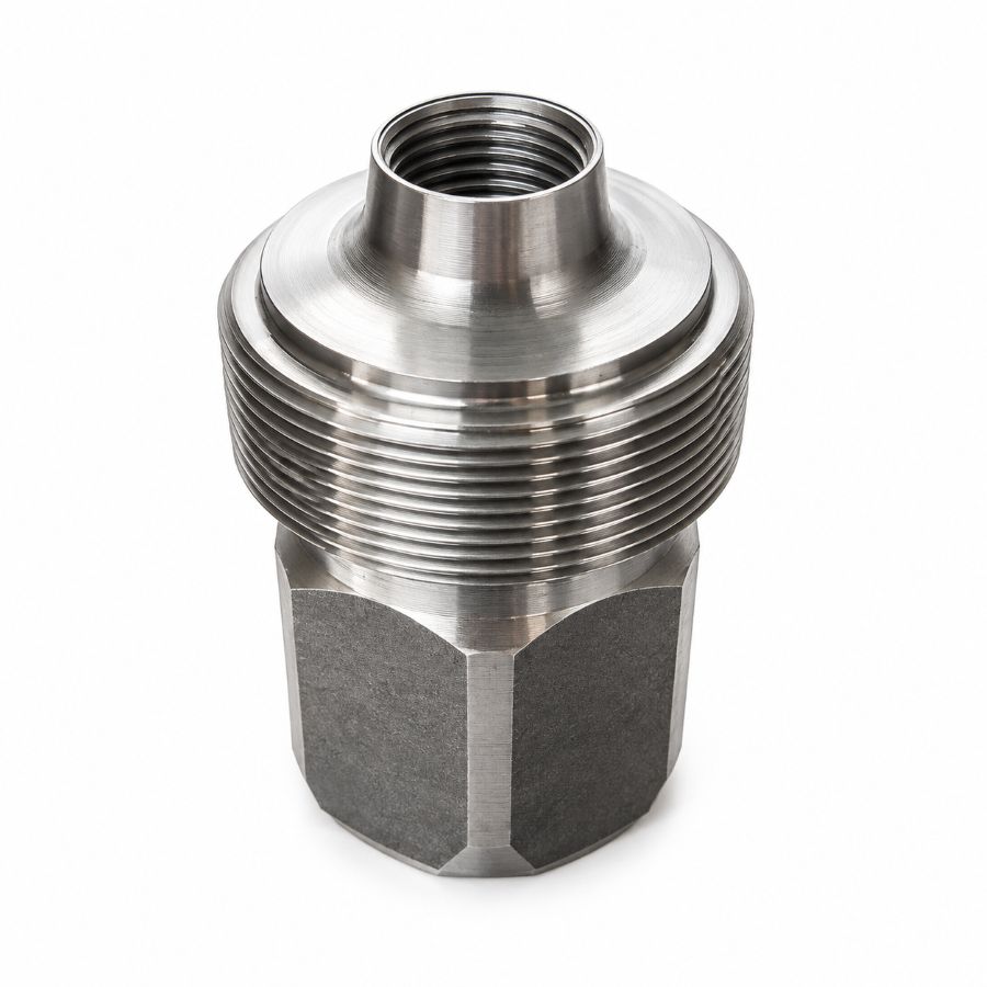 Custom mining Drive Nut manufactured to OEM drawing for ground support applications