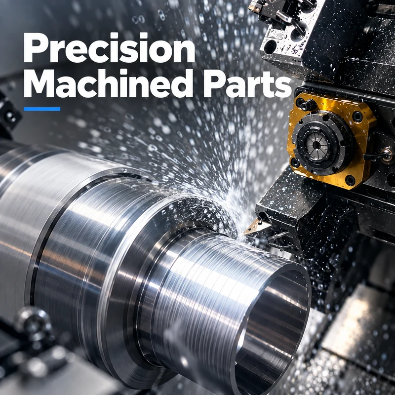 Precision machined parts produced by CNC turning for OEM components